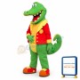 Happy Alligator Mascot Costume