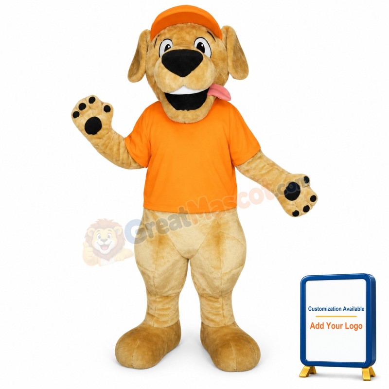 Retriever Dog Mascot Costume
