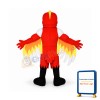 Red Power Fierce Bird Mascot Costume