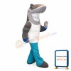 Cute Shark Mascot Costume