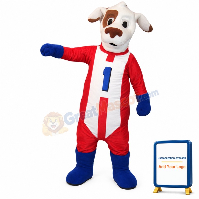 Dash Dog Mascot Costume