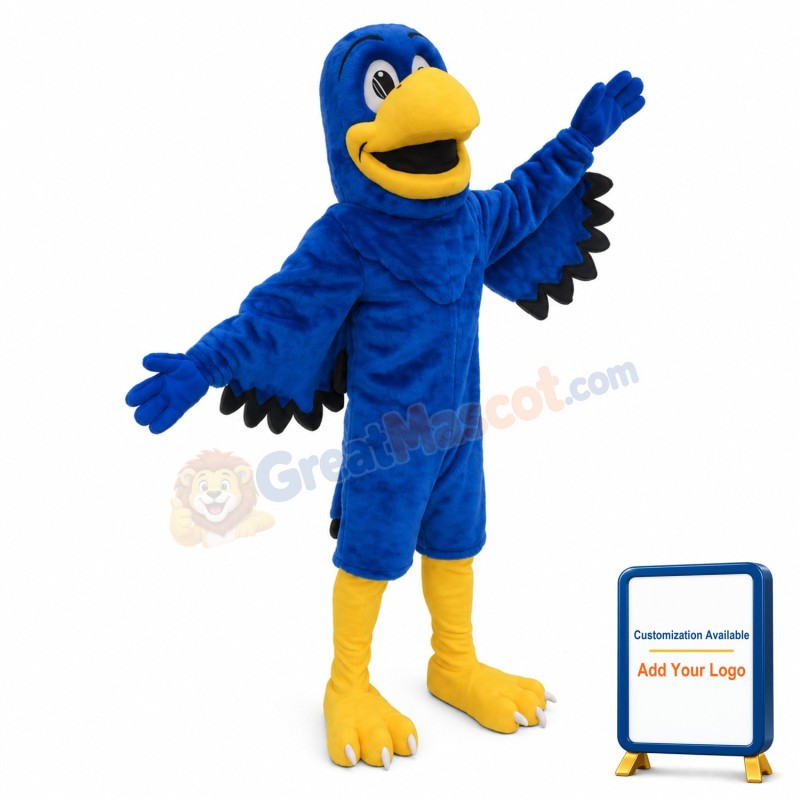Blue Falcon Mascot Costume