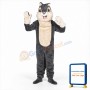 Cute Grey Squirrel Mascot Costume