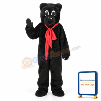 Black Storybook Bear Mascot Costume