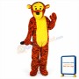 Bouncy Tiger Mascot Costume