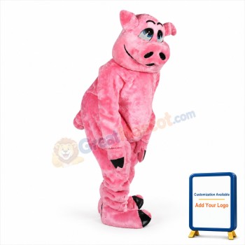 Beautiful Pink Pig Mascot Costume