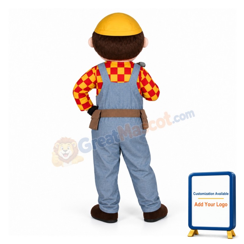 Builder Buddy Mascot Costume