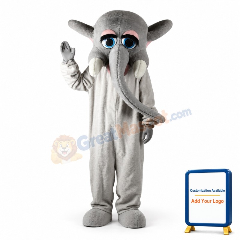 Female Elephant Mascot Costume