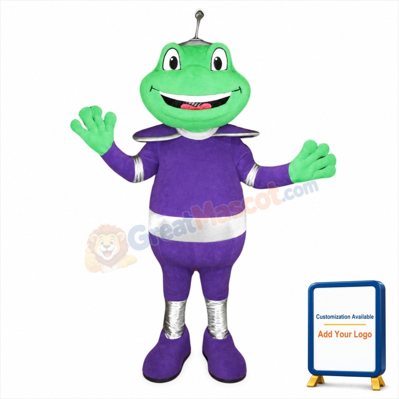 Happy Frog Mascot Costume