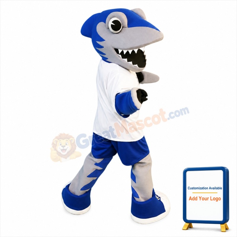 University Shark Mascot Costume