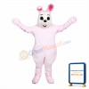 Pink Easter Bunny Mascot Costume