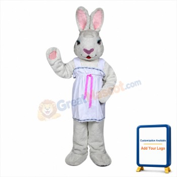 Female Easter Bunny Mascot Costume
