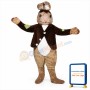 Brown Easter Bunny Mascot Costume