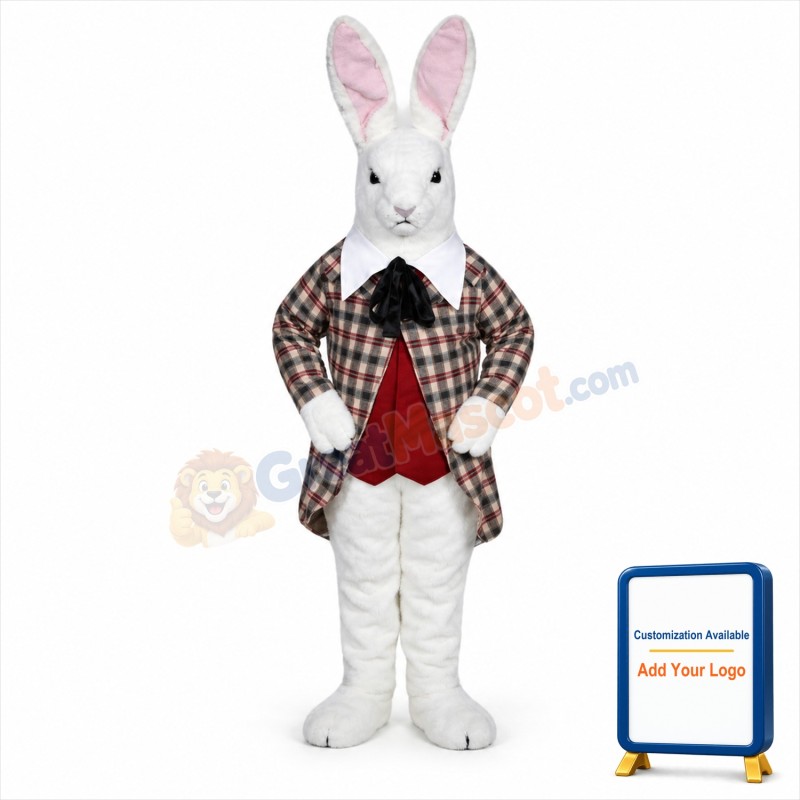 Fierce Easter Bunny Mascot Costume
