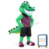 College Crocodile Mascot Costume