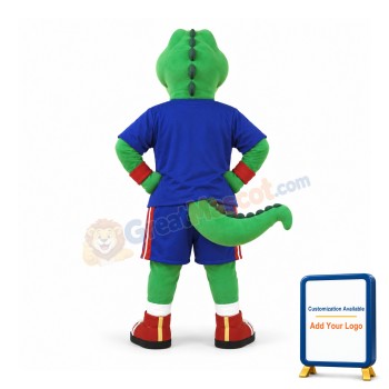 College Alligator Mascot Costume