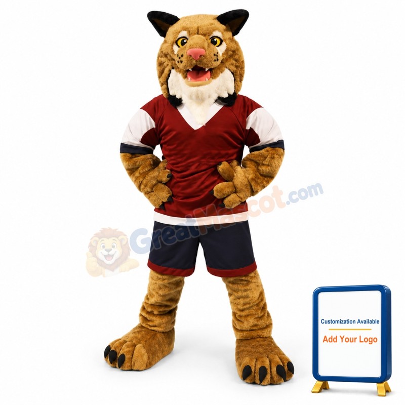 College Wildcat Mascot Costume