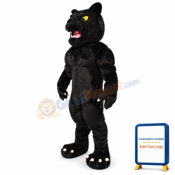 Power Black Panther Mascot Costume