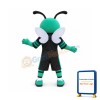 Green Sport Hornet Mascot Costume