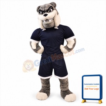 High School Bull Dog Mascot Costume