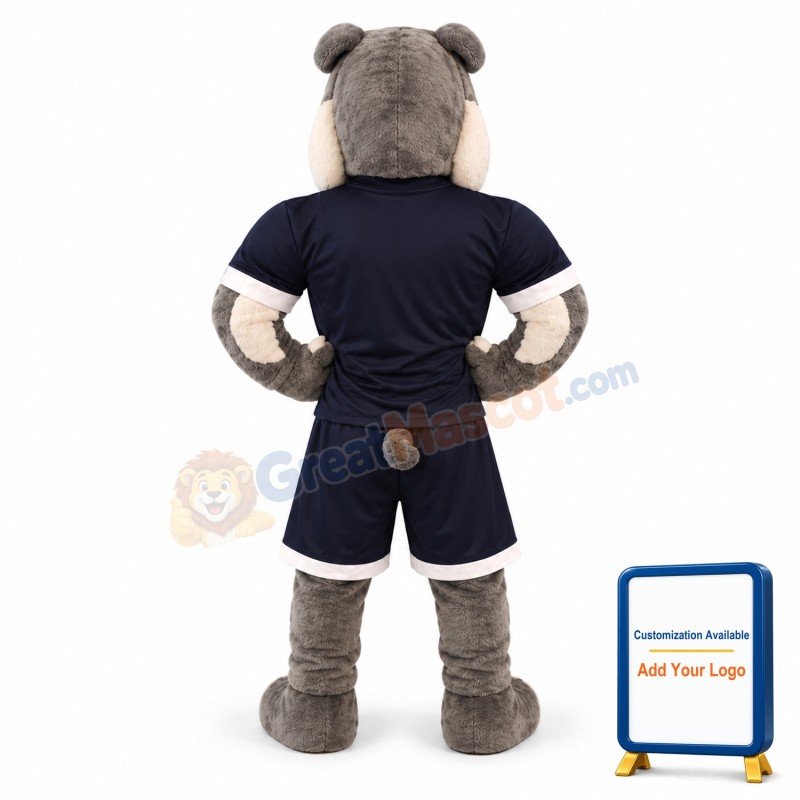High School Bull Dog Mascot Costume