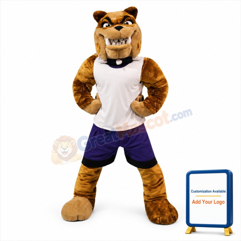 Sport Bull Dog Mascot Costume