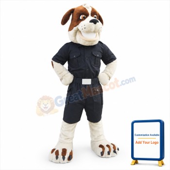 Police Dog Mascot Costume