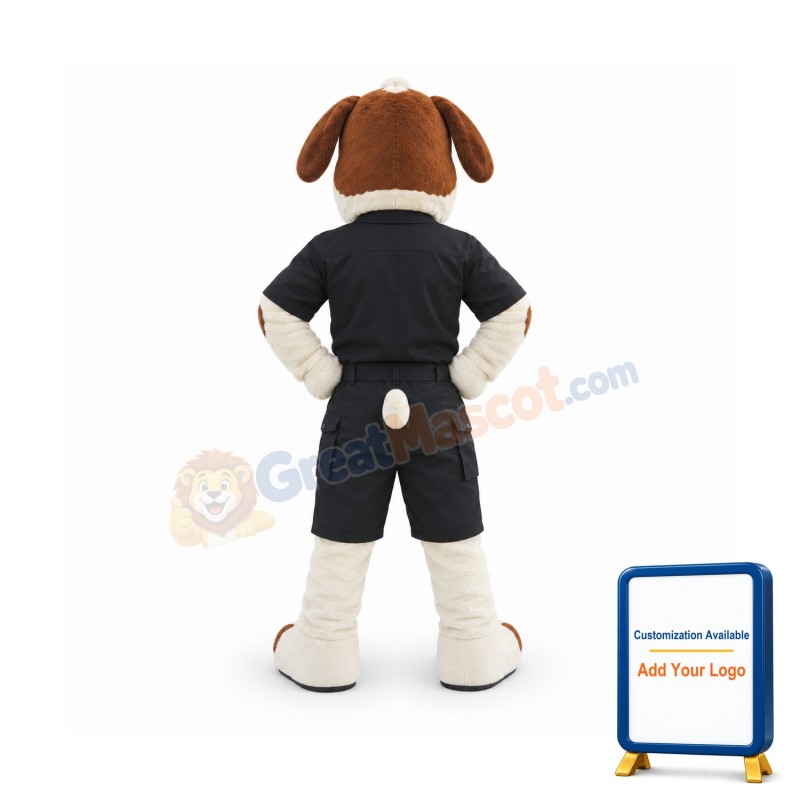 Police Dog Mascot Costume