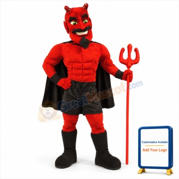 Red Devil Mascot Costume
