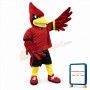 College Cardinal Mascot Costume