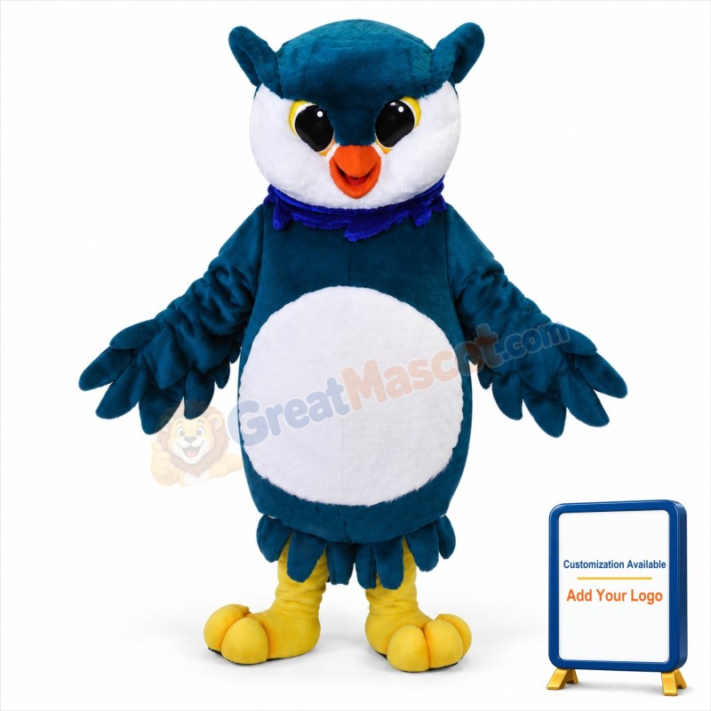 College Owl Mascot Costume