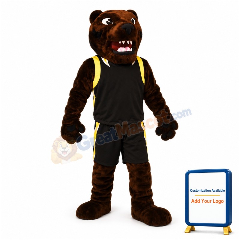 Fierce Brown Bear Mascot Costume