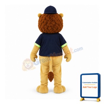 Baseball Sport Lion Mascot Costume