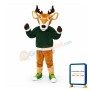 College Sport Deer Mascot Costume
