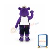 College Hippo Mascot Costume