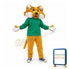 Cute Wildcat Mascot Costume