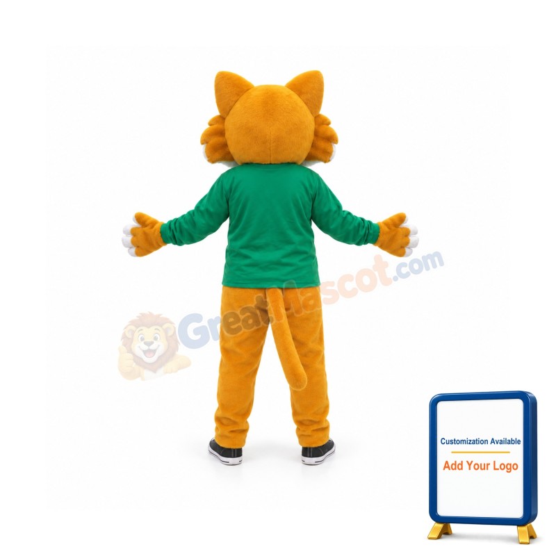 Cute Wildcat Mascot Costume
