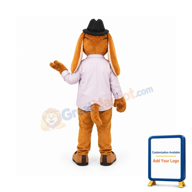 Brown Dog Mascot Costume