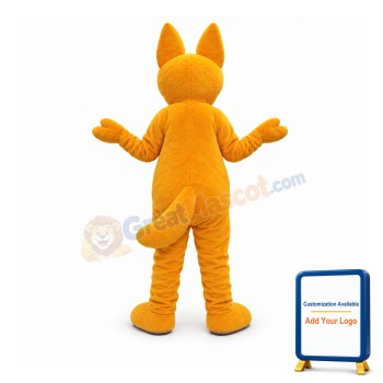 Yellow Dog Mascot Costume