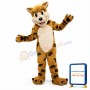 College Happy Bobcat Mascot Costume