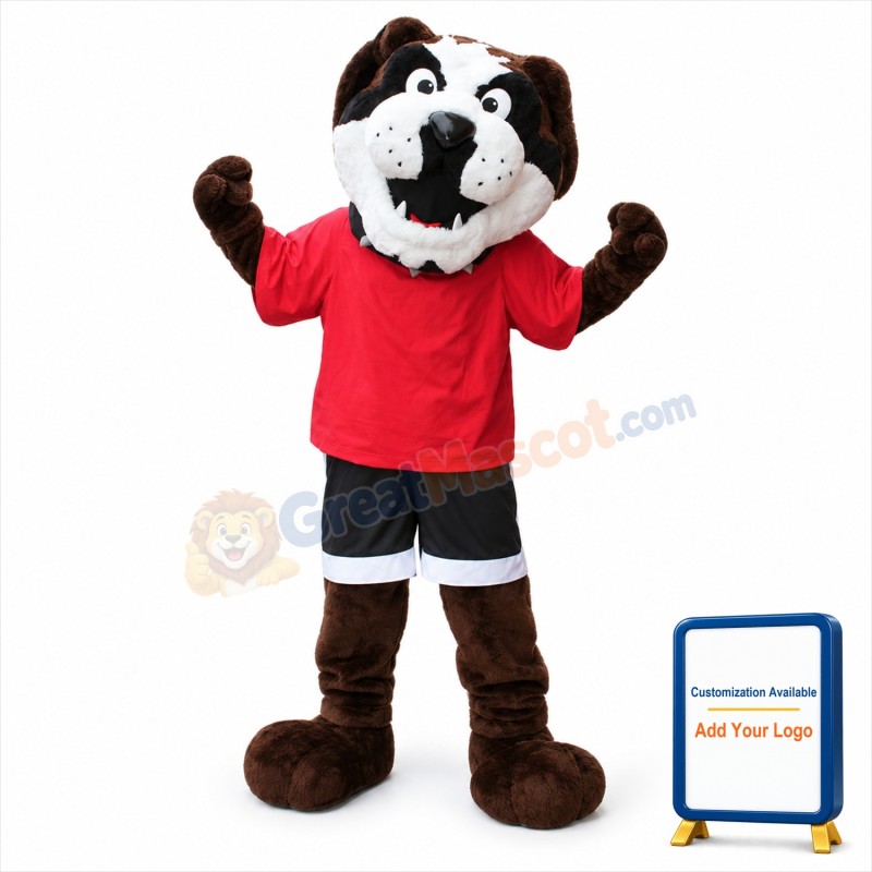 University Bulldog Mascot Costume