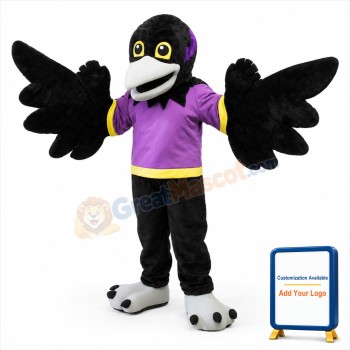 University Raven Mascot Costume