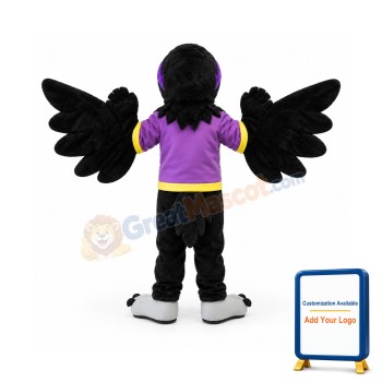University Raven Mascot Costume