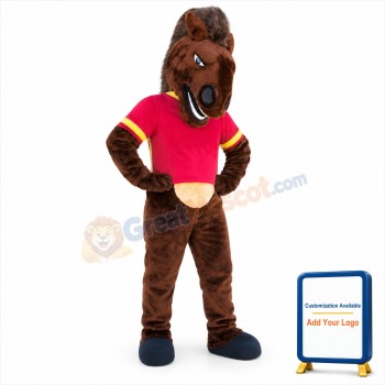 Chocolate Horse Mascot Costume