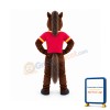Chocolate Horse Mascot Costume
