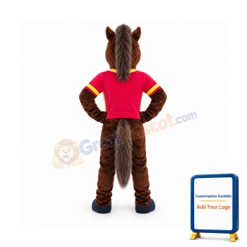 Chocolate Horse Mascot Costume