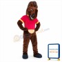 Chocolate Horse Mascot Costume