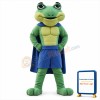 Superhero Frog Mascot Costume