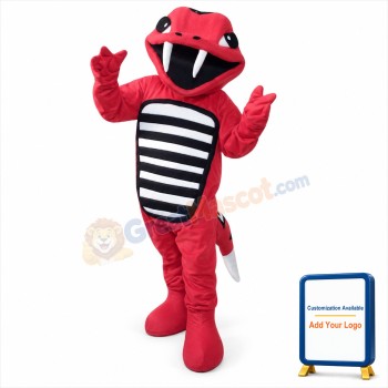 Red Rattler Lightweight Mascot Costume