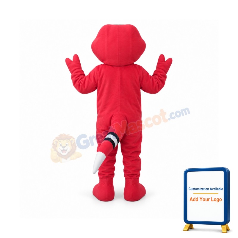 Red Rattler Lightweight Mascot Costume